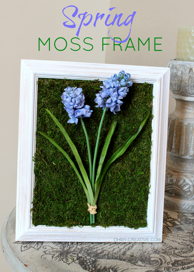 Spring Moss Craft Decor - Oh My Creative